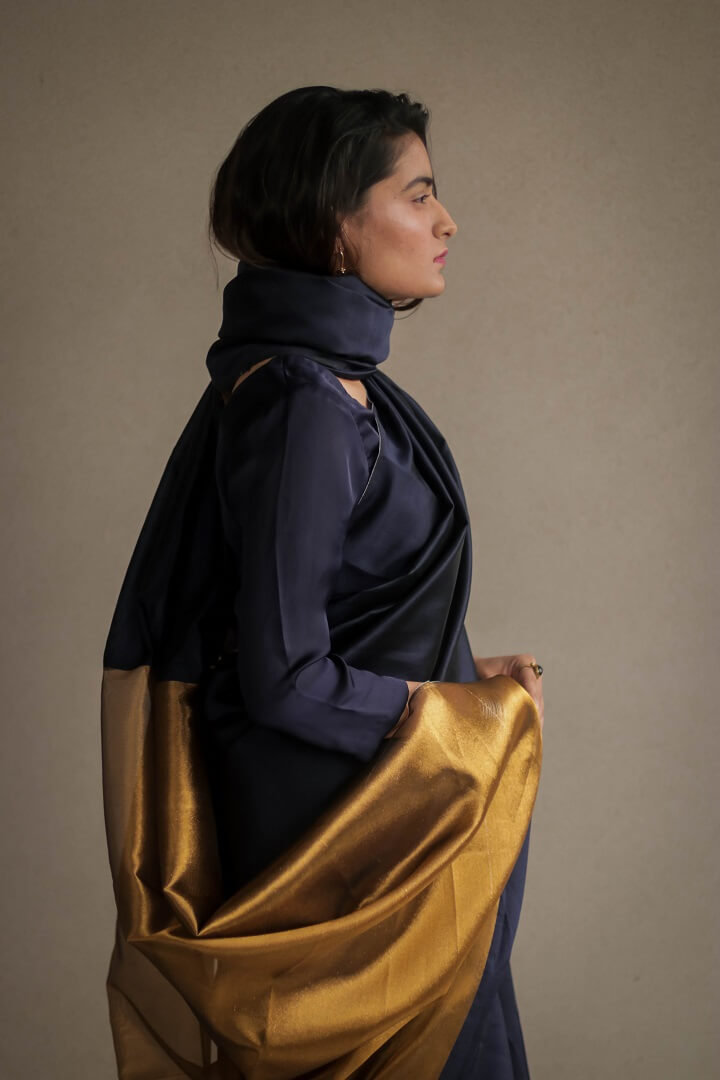 Perfect Blue with Gold