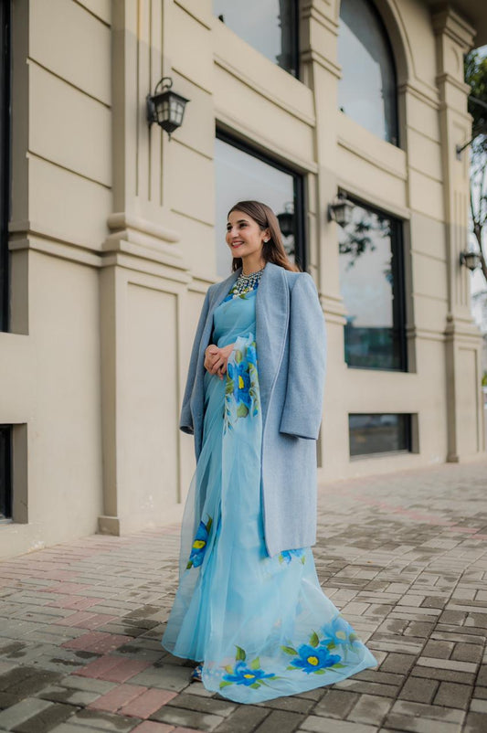 Kashaf Stitched Saree