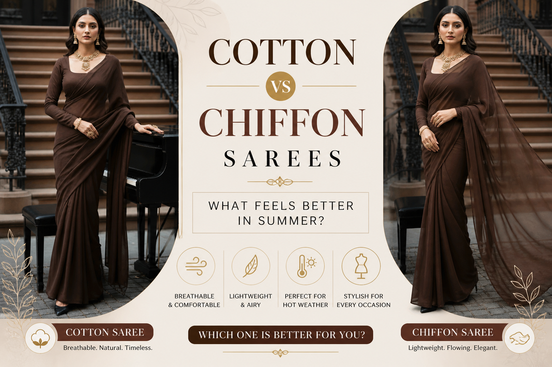 Cotton vs Chiffon Sarees: What Feels Better in Summer?