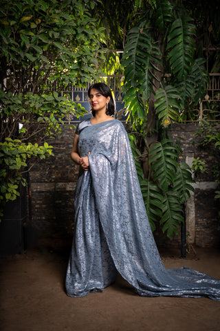 Durefishan Inspired Sarees: Lace & Net Styles Trending Now