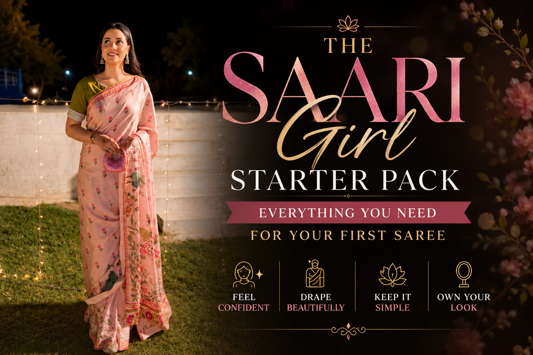 The Saari Girl Starter Pack: Everything You Need for Your First Saree