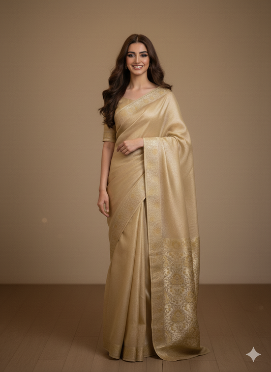 Gold Tissue Silk