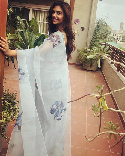 Surmai Stitched saree