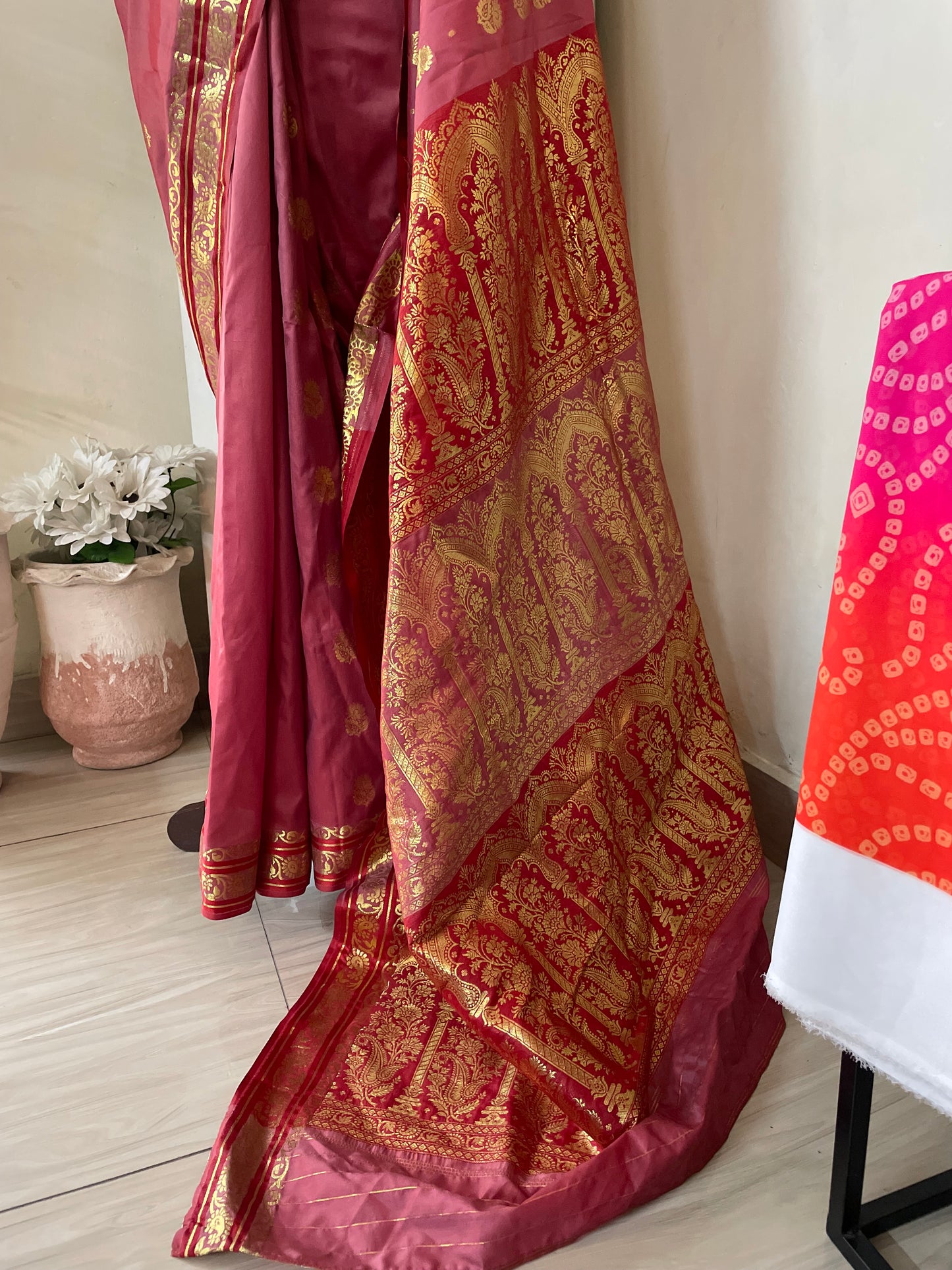 Tea Pink Budget Banarsi