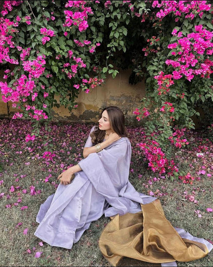 Mauve & gold