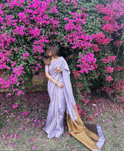 Mauve & gold